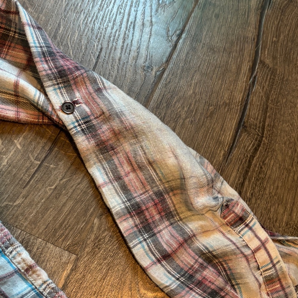 Wet Seal Multicolor Plaid Shirt - Picture 3 of 6